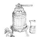 vinpresse, vinudstyr, afstilkningsmaskine, afstilker, vintnder.